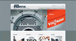 Desktop Screenshot of abinstal.ro